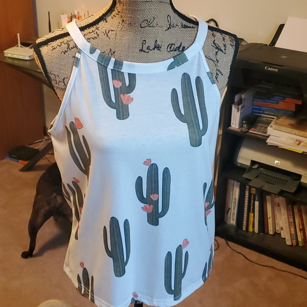 Cactus tank top size Medium